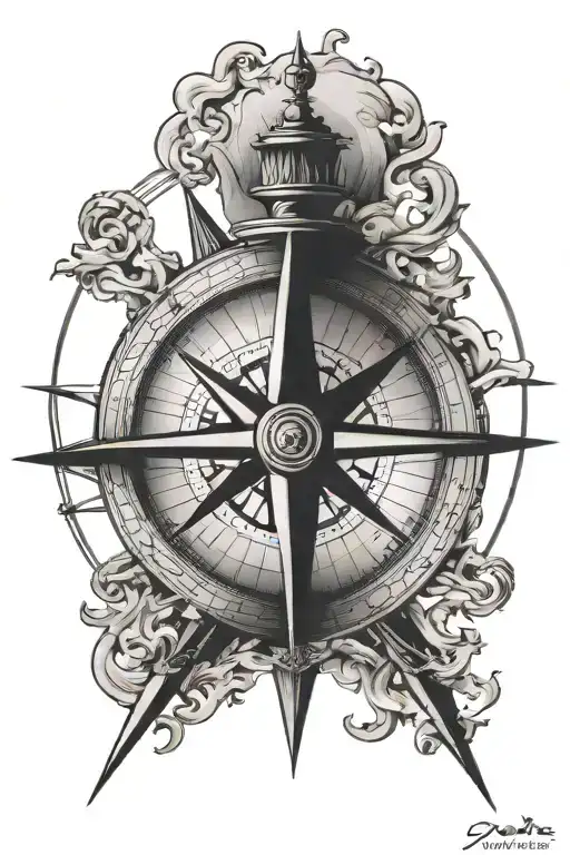 Dutch Ship Compass