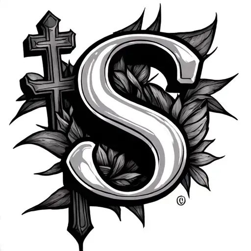 Cross And An S With 620