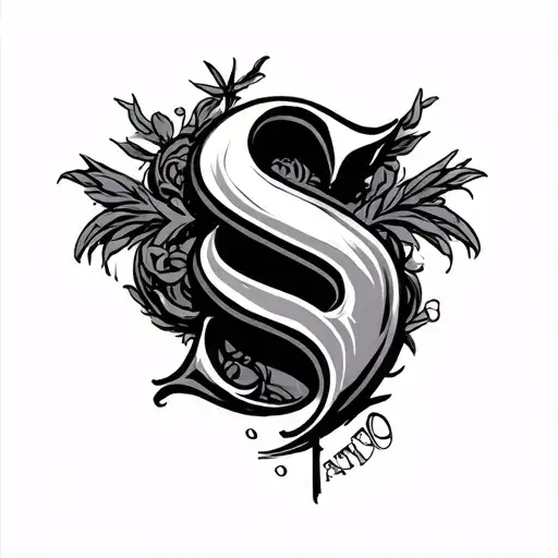 Cross And An S With 620