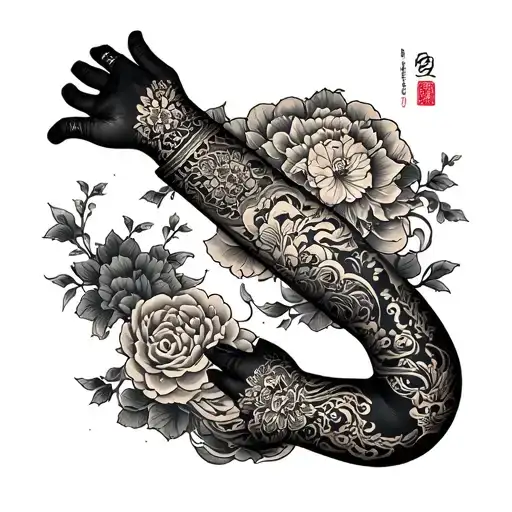 Old Chinese Traditional Leg Sleeve