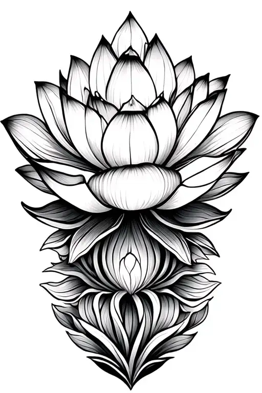 Lotus Flower Mandala Design
