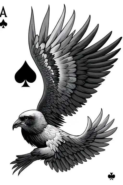 Playing Cards With Angle Wings