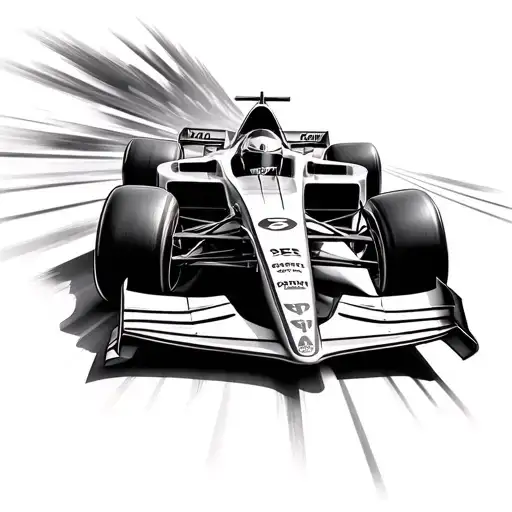 Circuit Of The America Formula 1 Car Speeding