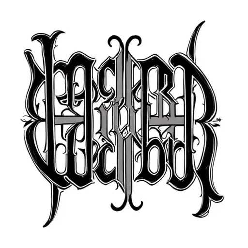 Two Word Ambigram Generator