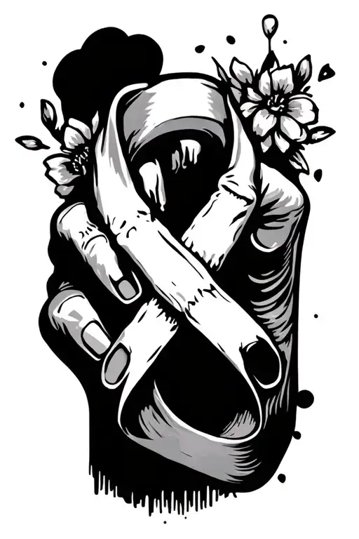 Fuck Cancer Middle Finger