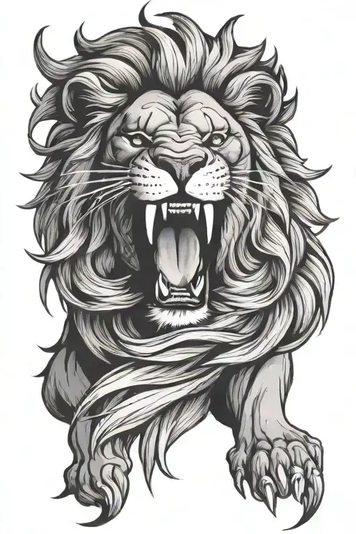Roaring Lion Head