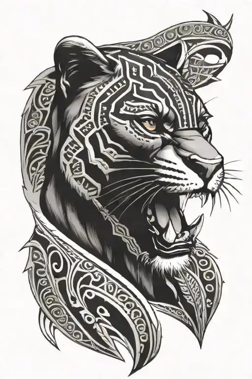 Black Panther With African References