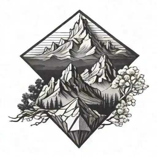 Diamond Shaped Mountain