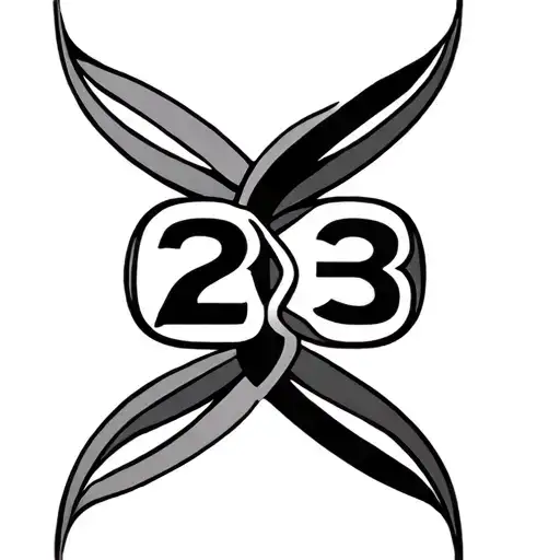 Infinity Symbol With The Number 23