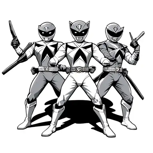 Power Rangers And Ninja 90S Cartoon Theme