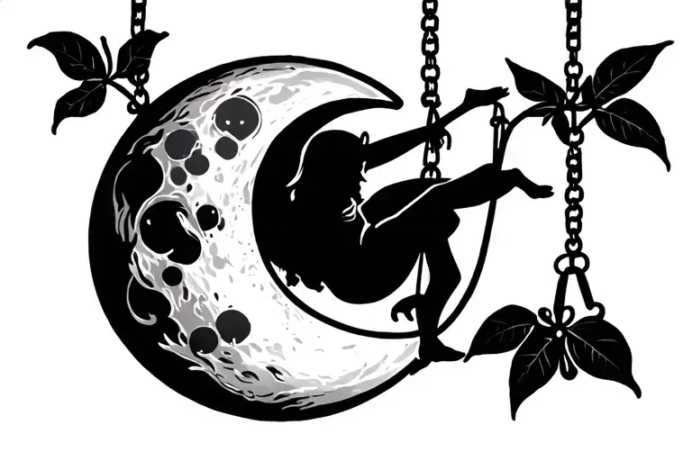 Moon And Swing Hanging