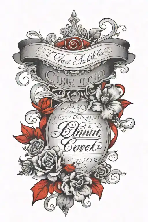 Pretty Perfect Purpose In Red Writing Cursive Writing