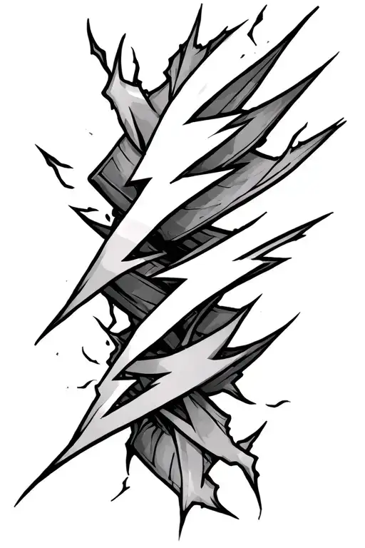 Vine Arm Wrap Into Lightning Bolts