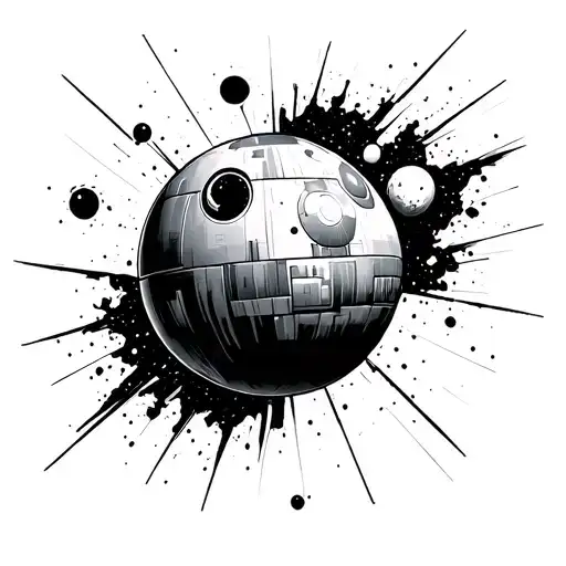 Death Star Exploded
