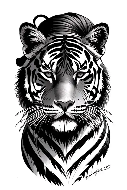 Hari Singh Nalwa With Tiger