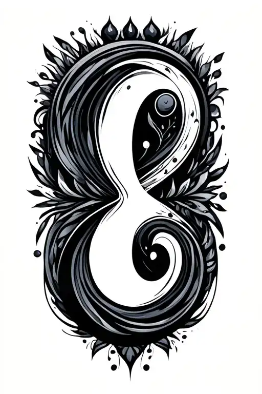 Semicolon With Designs Inspired