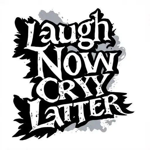 Laugh Now Cry Later