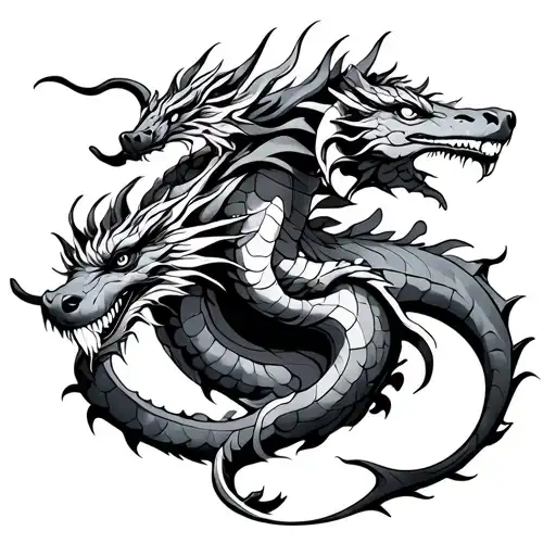 Sagittarius And Dragon Wrapped