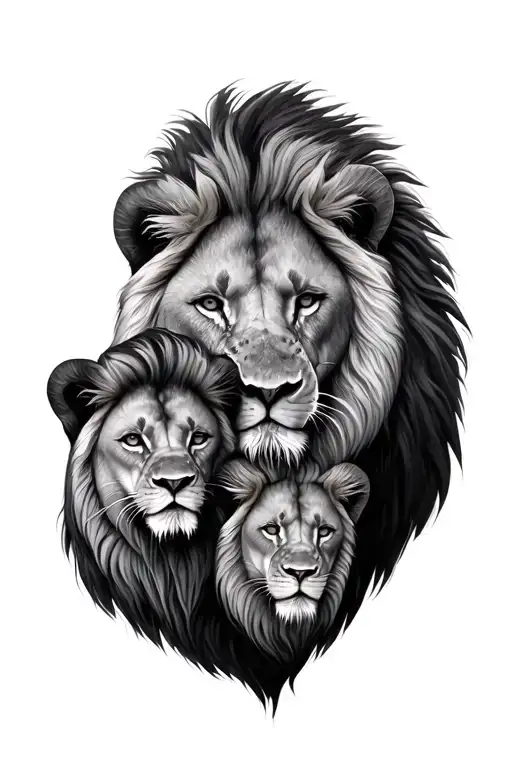 Lion Family 5