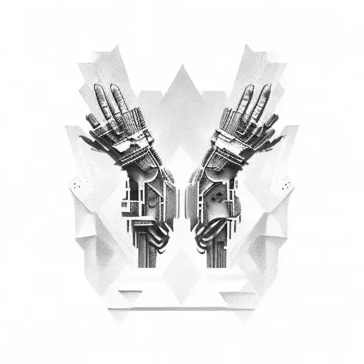 Cyberpunk Hand Armor