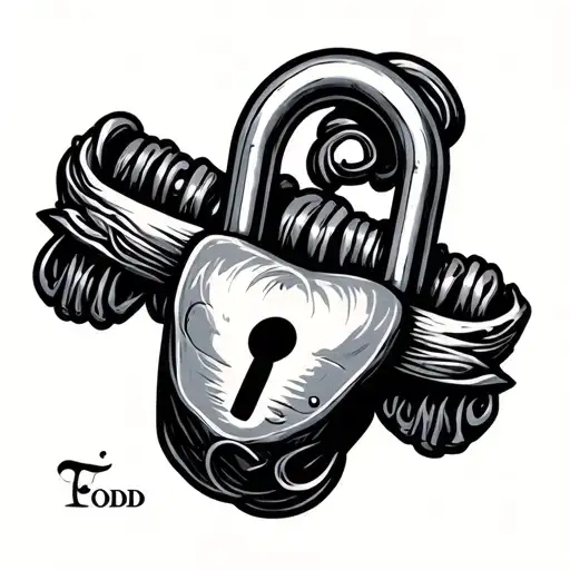 Lock With The Name Todd