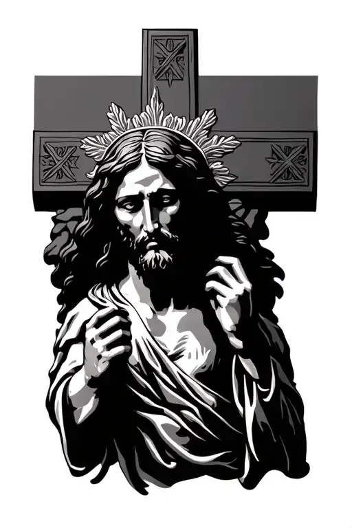 Jesus Cross Ave Christus Rex