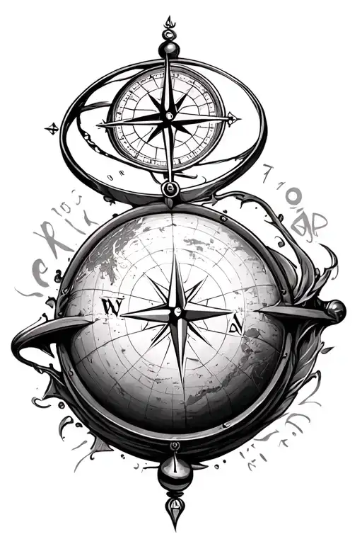 Compass And Globe