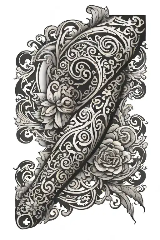 Scroll Arm Sleeve