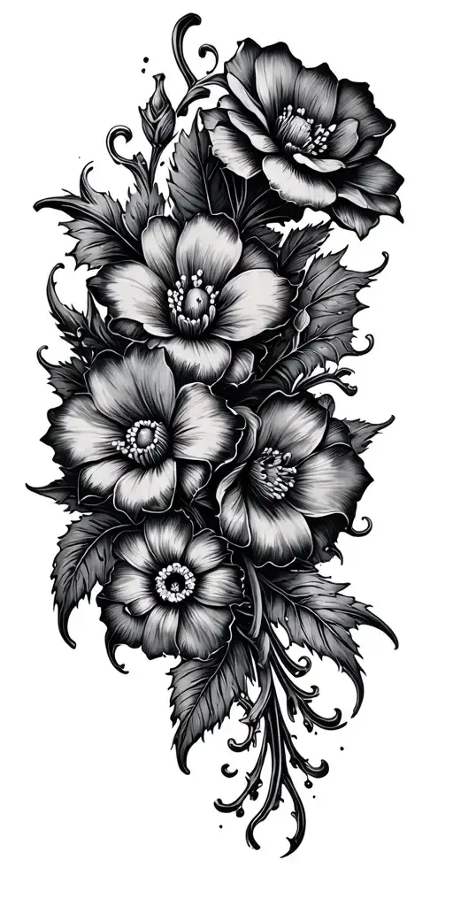 Gothic Flowers Decayed
