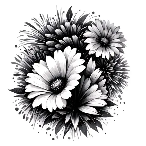 Fireworks And Flowers