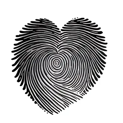 Finger Print Heart