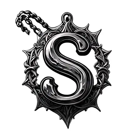 Locket With The Letter S