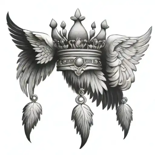 Crown And Wings