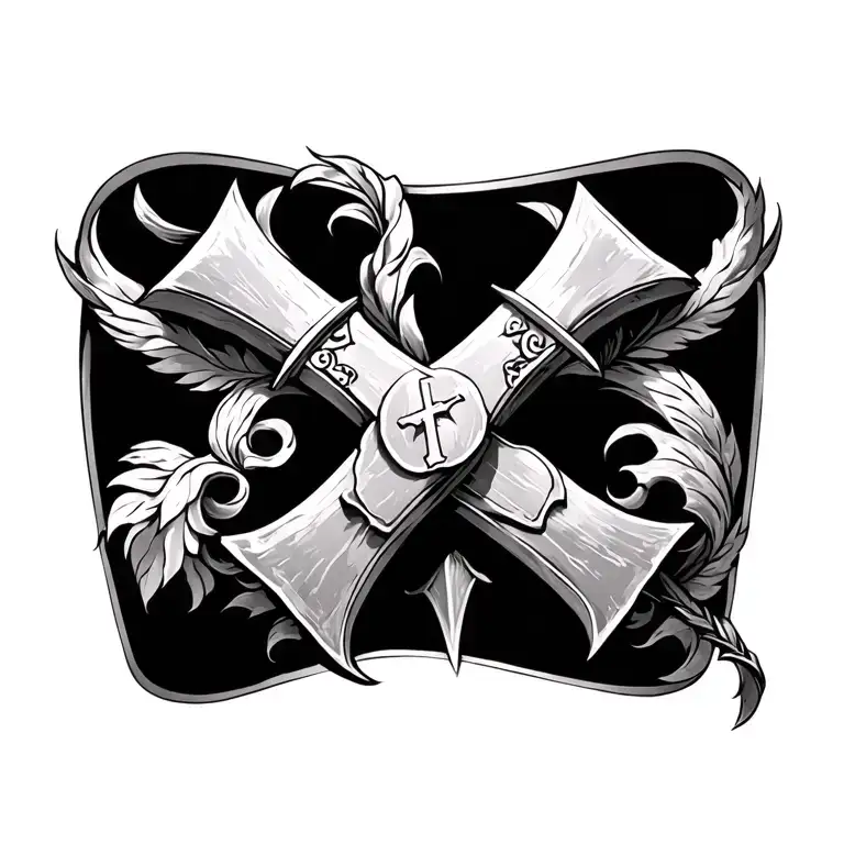 Christian Crusader 5 Cross