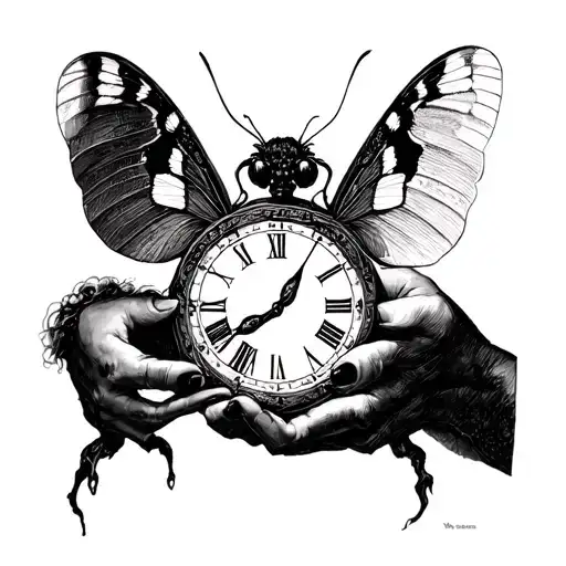 Broken Clock Moth Wife Holding Hands