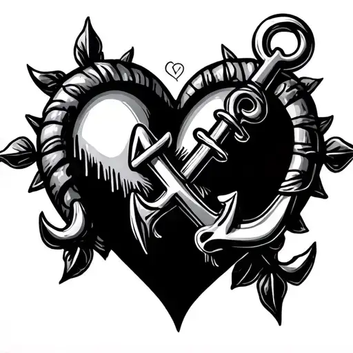 Heart With Anchor