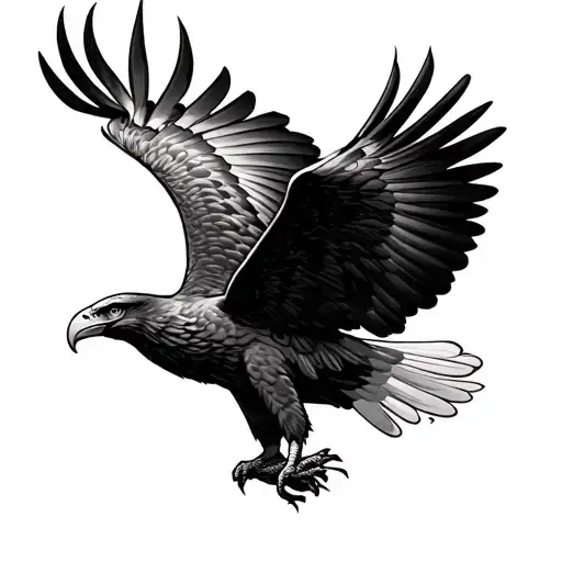 Polish Eagle Soaring