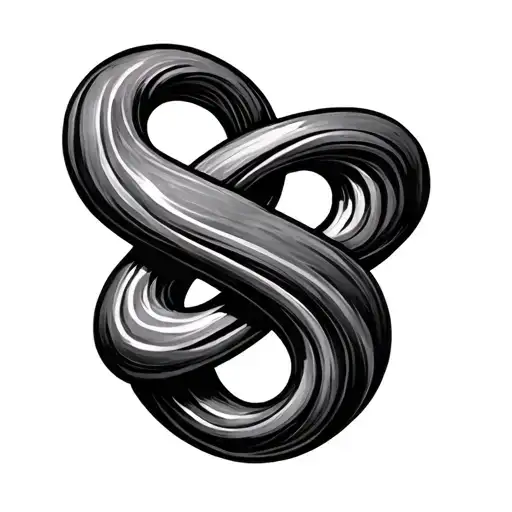 Infinity Symbol Intertwined