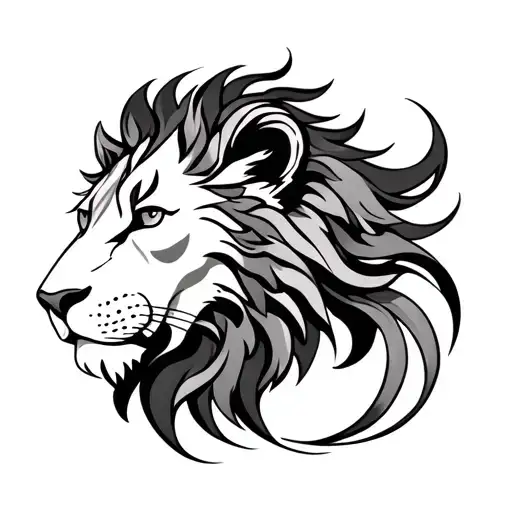 Leo Zodiac Symbol Intertwined