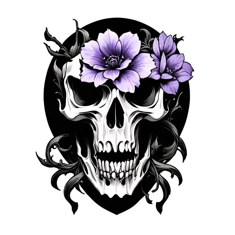 Hades Symbal Add Violet Flowers