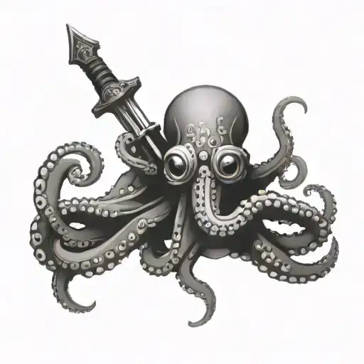 Sword Octopus Wrapped
