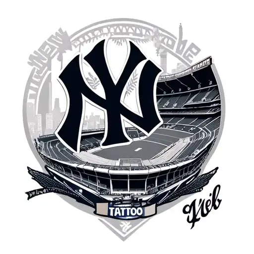 New York Yankees Logo And Stadium
