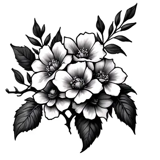 Cross Tree Flowers Catholic