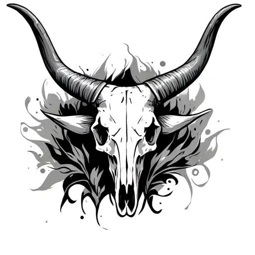 Longhorn Skull