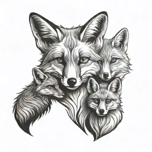Fox Family Outline