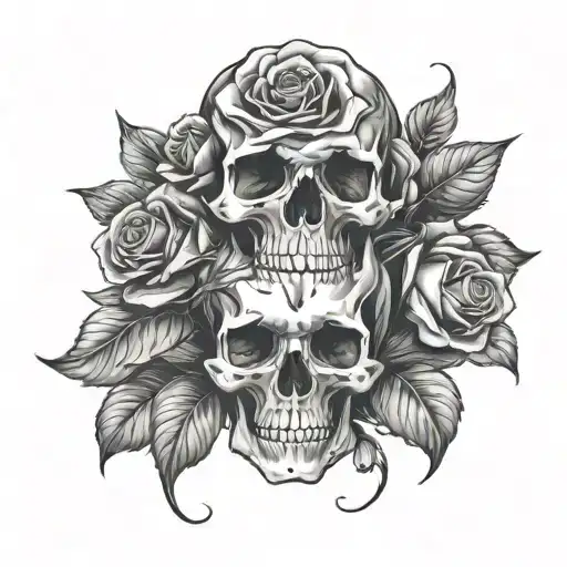 Skull An Roses