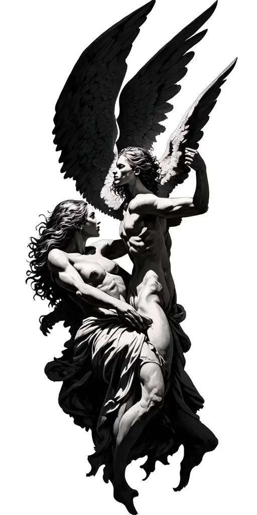 Angels Fighting Demons