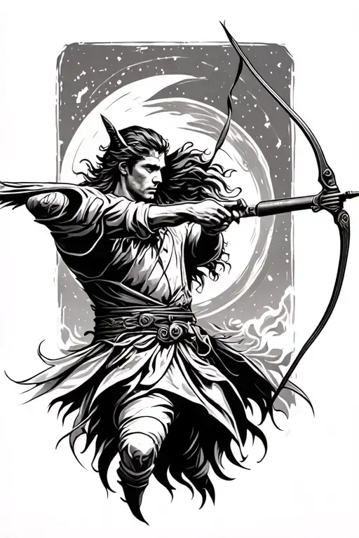 Sagittarius Archer Shooting