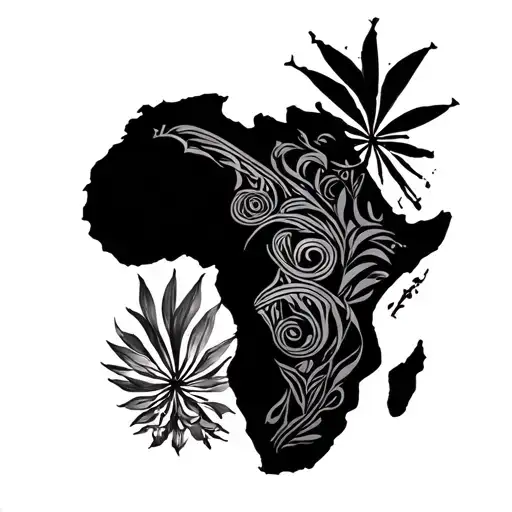 Africa Continent Outline