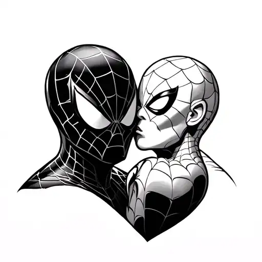 Spiderman Kiss None
